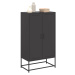 vidaXL Skříň highboard černá 68,5 x 38,5 x 123,5 cm ocel