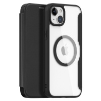 Dux Ducis Skin X Pro iPhone 15 Plus magnetické flipové pouzdro MagSafe - černé