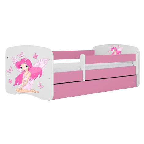 Dětská postel Babydreams růžová 70x140 Víla 1 BAUMAX