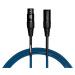 Cascha Standard Line Mic Cable Blue 2m