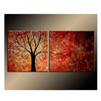 Vícedílné obrazy - Podzimní strom
