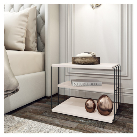 Kalune Design Odkládací stolek Lifon bílý
