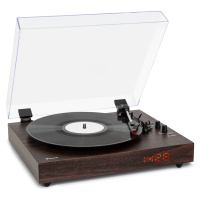 auna TT-Classic Chrono, gramofon, kryt proti prachu, Bluetooth, včetně reproduktorů, 33/45/78 ot