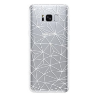 iSaprio Abstract Triangles 03 - white pro Samsung Galaxy S8