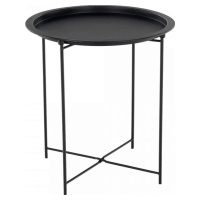 Tempo Kondela Příruční stolek s odnímatelným tácem RENDER - černý + kupón KONDELA10 na okamžitou