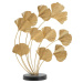Kovová soška ve zlatém dekoru Mauro Ferretti Wind Leaf