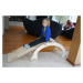 Houpačka Dřevěná Montessori skluzavka pro děti Lezecký oblouk Lehátko M
