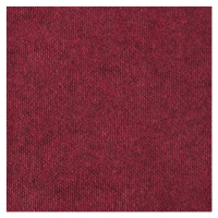 Metrážový koberec REMONT červený