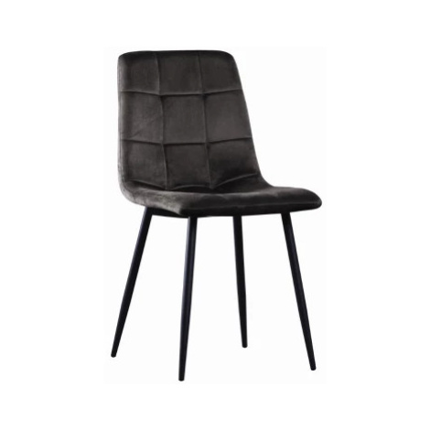 Jídelní židle Velvet, antracitová látka Asko