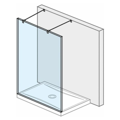 Sprchová zástěna walk-in 140 cm Jika Pure H2674220026681