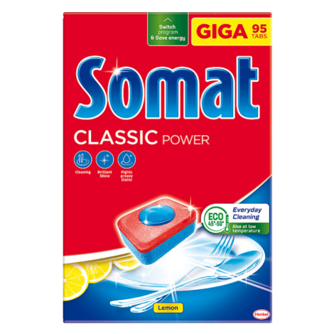 Somat Classic Power Tablety do automatické myčky na nádobí 95 ks 1577g