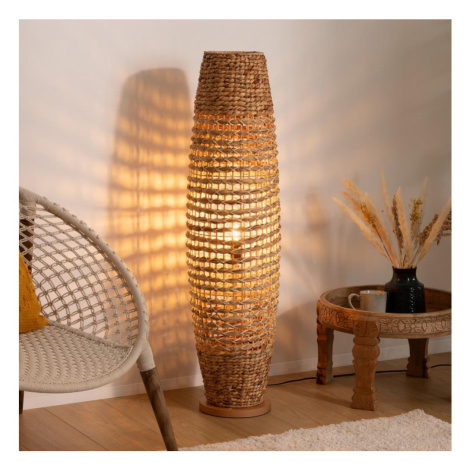 Atmosphera Atmosphera - Stojací lampa SAND 1xE27/40W/230V buk/vodní hyacint