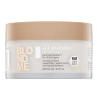 Schwarzkopf Professional BlondMe All Blondes Detox Mask posilující maska pro blond vlasy 200 ml