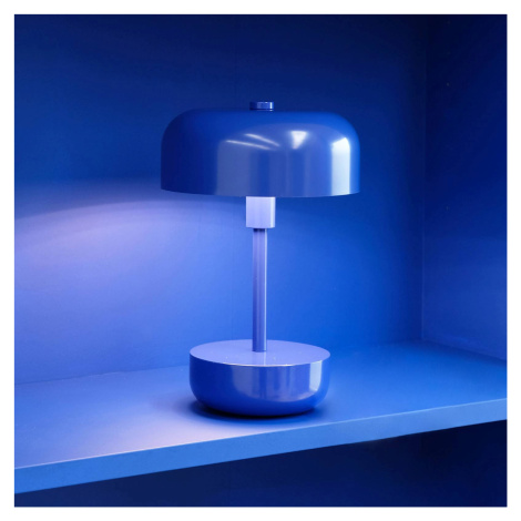 Dyberg Larsen Dyberg Larsen Haipot LED stolní lampa dobíjecí baterie modrá