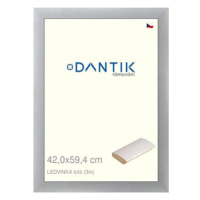 DANTIK rámeček 42 × 59,4, LEDVINKA bílý plexi čiré