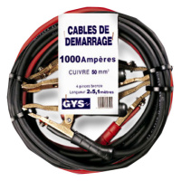 Startovací kabely GYS PROFI, 1000A, 50mm, 5.1m