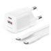 4smarts Wall Charger VoltPlug Duos Mini PD 20W and USB-C Cable 1.5m white