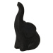 H&L Soška Slon Up 17,5 cm černá matná