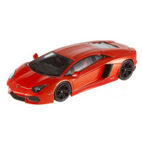 1:43 LAMBORGHINI AVENTOADOR ORANGE Mattel