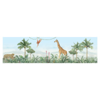 Samolepicí bordura Jungle, 500 x 9,7 cm