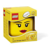 LEGO úložná hlava (mini) - dívka