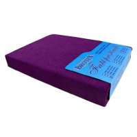 Brotex Froté prostěradlo 70 × 140 cm, tmavě fialové, dětské