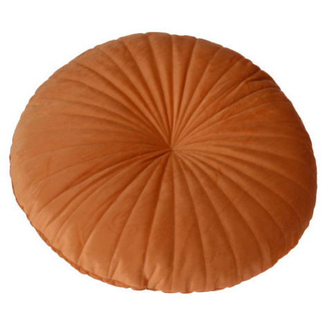 Kulatý dekorační polštář Atmos 40 cm, tmavě oranžový Asko