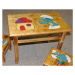 Drewmax Dětský stolek AD232 Provedení: Dětský stolek medvídek pú