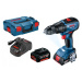 BOSCH GSB 18V-50 Professional příklepová aku vrtačka 2x 5Ah L-BOXX 06019H5101