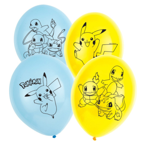 Amscan Latexové balóny - Pokémon 27,5 cm