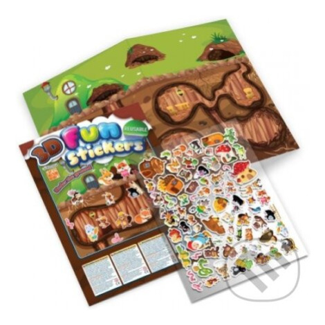 Tajomný svet pod zemou s 3D nálepkami - kniha z kategorie Samolepky TAKTIK