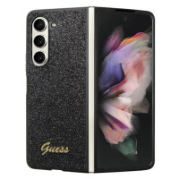 Kryt Guess GUHCZFD5HGGSHK F946 Z Fold 5 black hardcase Glitter Script (GUHCZFD5HGGSHK)