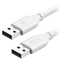 AlzaPower Core USB-A (M) to USB-A (M) 2.0, 1m bílý