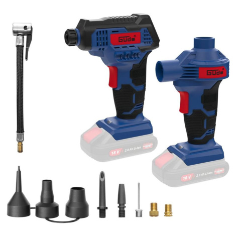 Sada aku kompresoru a vzduchové pumpy Güde KLS 18-0, 11 ks