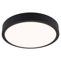 Černé LED stropní svítidlo ø 40 cm Iseo – Trio
