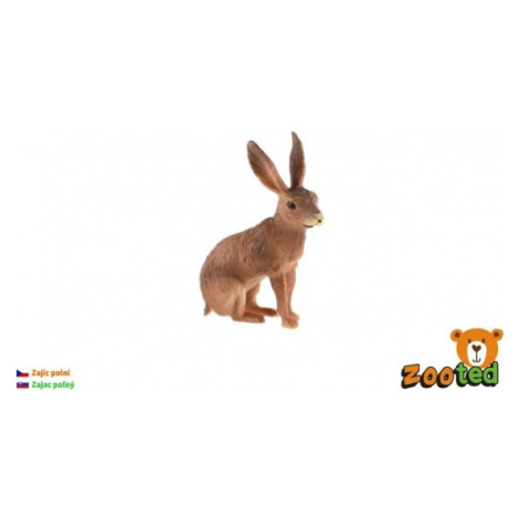 Zajíc polní zooted plast 6cm v sáčku Teddies
