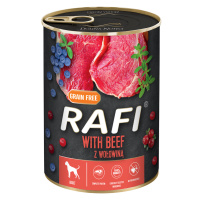 Rafi Adult 24 x 400 g - hovězí, borůvky a brusinky