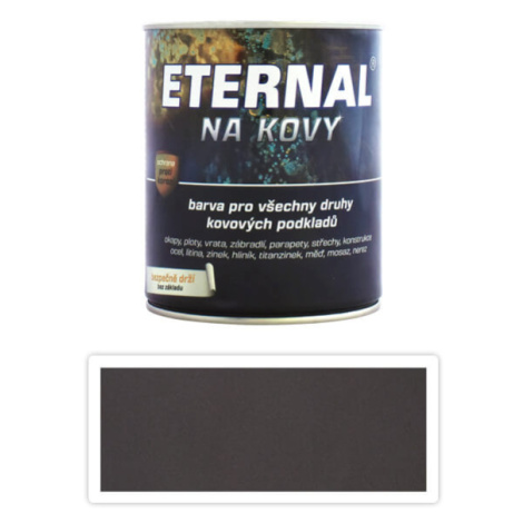 ETERNAL Na kovy - antikorozní barva na kov 0.35 l Palisandr 410
