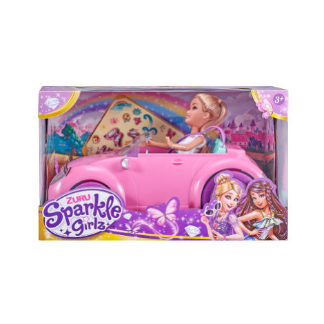 Panenka Sparkle Girlz s autem ALLTOYS