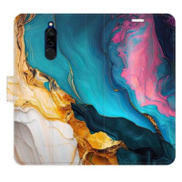 iSaprio Flip pouzdro Colourful Marble pro Xiaomi Redmi 8