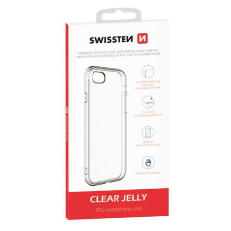 Silikonové pouzdro Swissten Clear Jelly pro Samsung Galaxy A52/A52 5G/A52s 5G, transparentní
