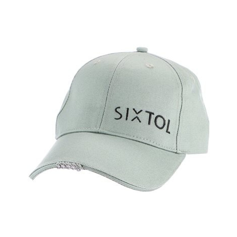 SIXTOL Kšiltovka s LED světlem B-CAP 25lm, nabíjecí, USB, univerzální velikost, zelená