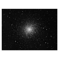 Fotografie M13, Great global cluster in Hercules (B&W), LWA, (40 x 30 cm)