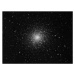 Fotografie M13, Great global cluster in Hercules (B&W), LWA, 40 × 30 cm