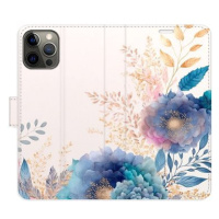 iSaprio flip pouzdro Ornamental Flowers 03 pro iPhone 12/12 Pro