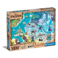 Clementoni Puzzle 1000 dílků Disney Mapa - Frozen