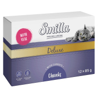 Smilla Deluxe Mousse 48 x 85 g - 20 % sleva - s telecím a mrkví