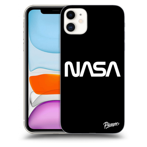 Silikonový černý obal pro Apple iPhone 11 - NASA Basic