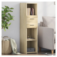 vidaXL Skříň highboard dub sonoma 30 x 42,5 x 124 cm kompozitní dřevo