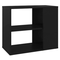 Shumee Odkládací skříňka - černá, 60 × 30 × 50 cm, dřevotříska